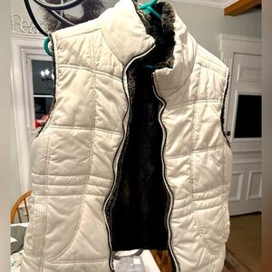 Woman’s white vest